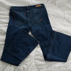 Express Stella Low Rise Flare Jeans